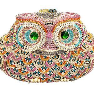 Crystal Owl Clutch